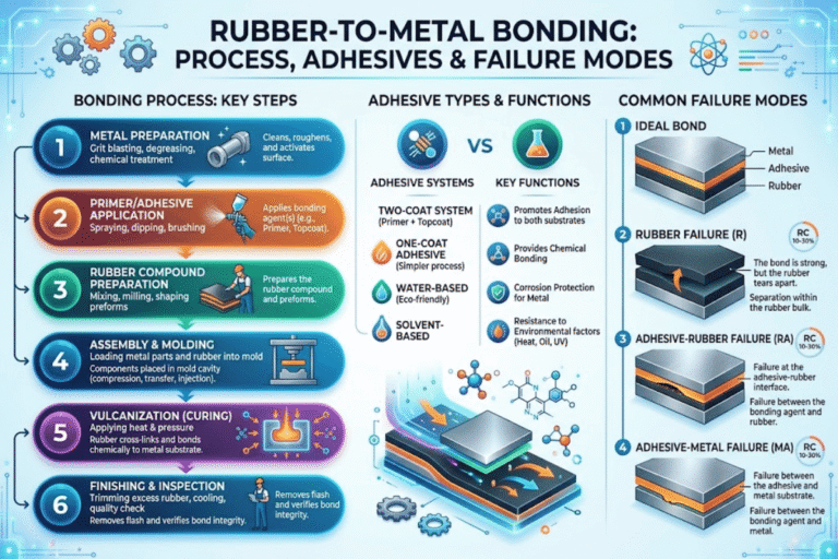 Rubber to Metal Bonding: Process, Adhesives & Failure Modes