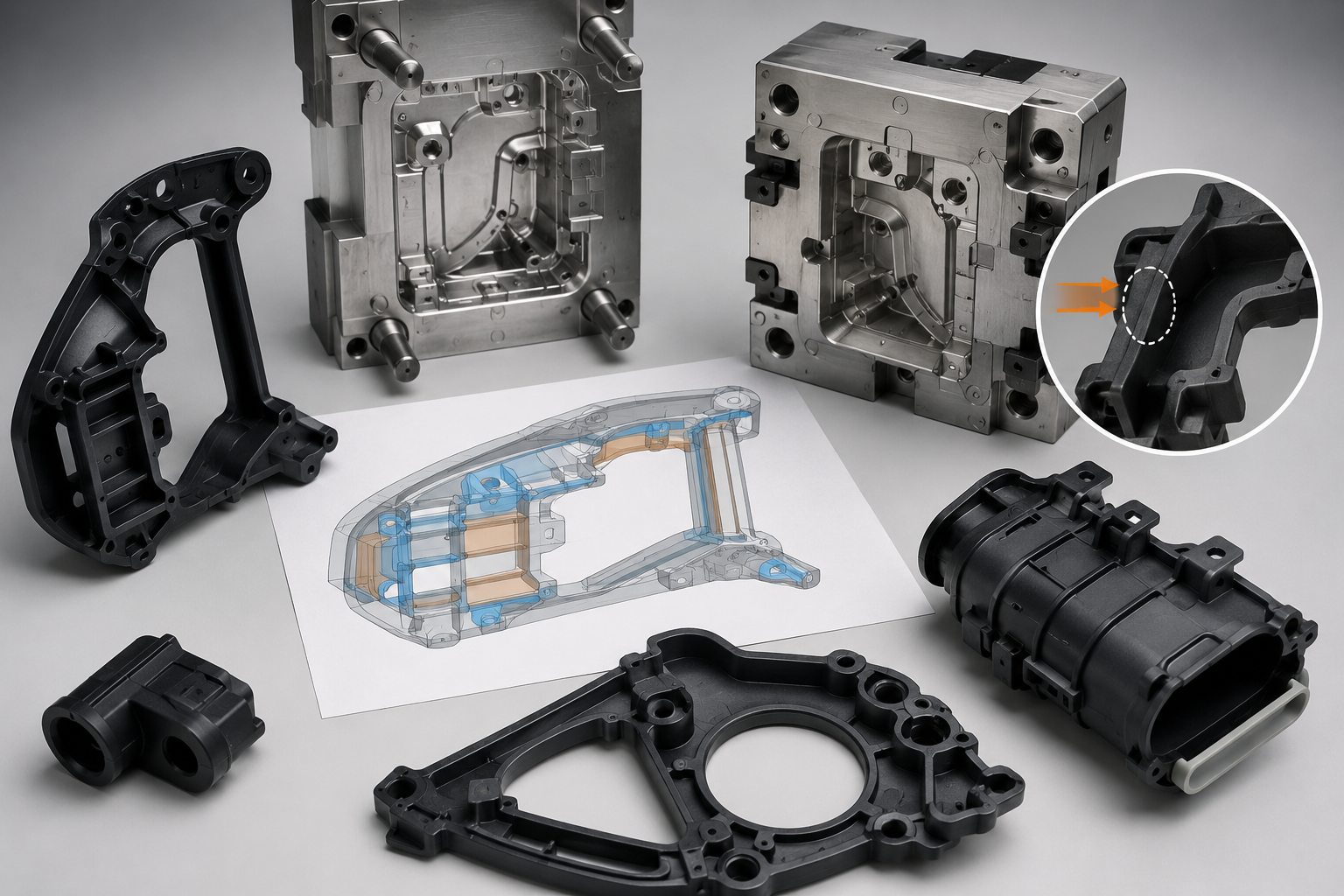 Design complexity and molding costs