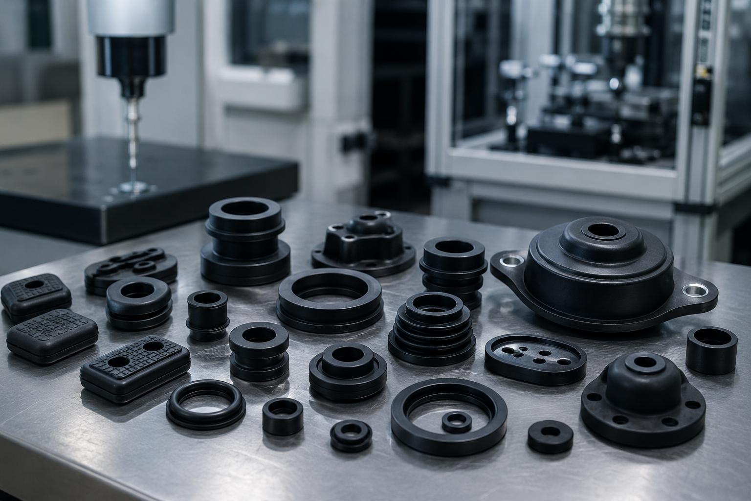 Automotive silicone components