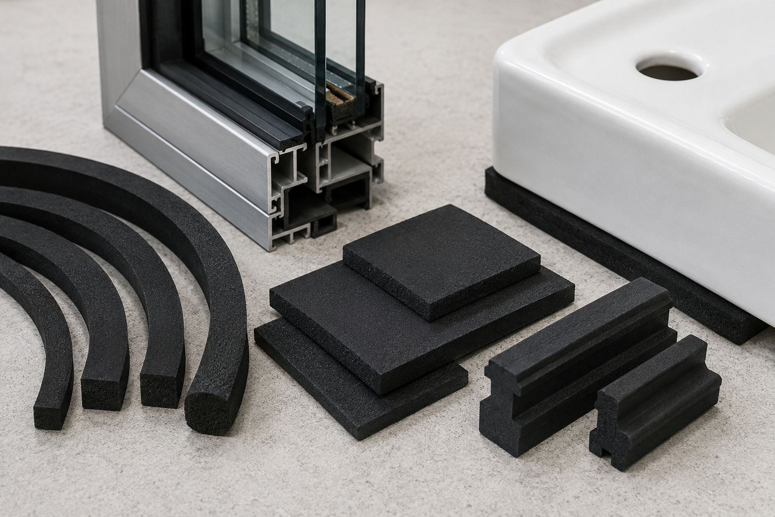 Foam & sponge rubber components