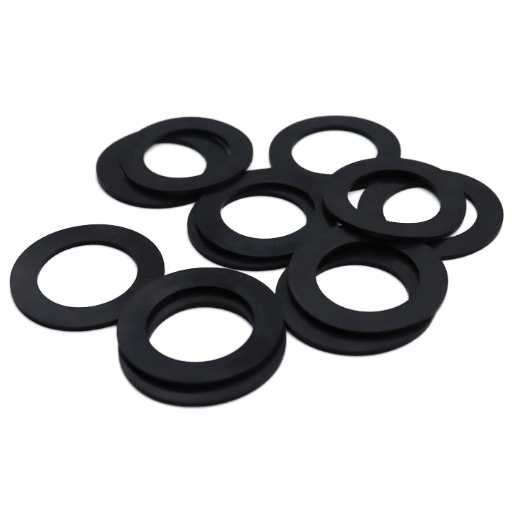 Molded rubber gaskets for cooling, HVAC and powertrain interfaces