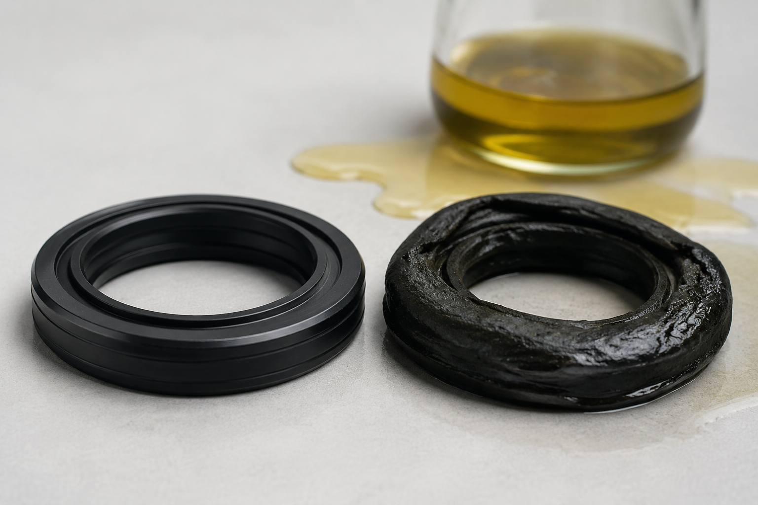 Material misspecification in rubber parts