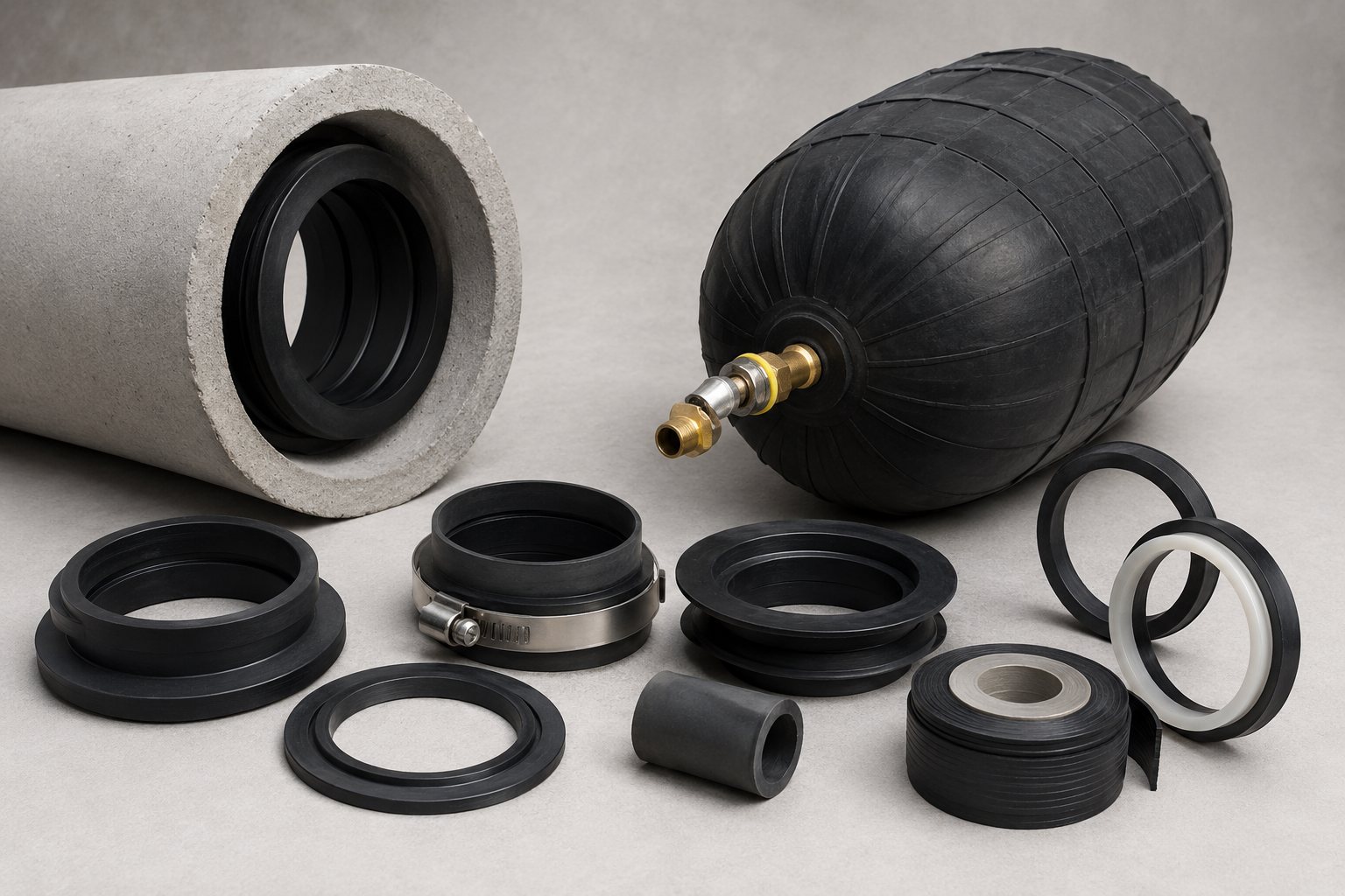 Sanitary and building silicone parts