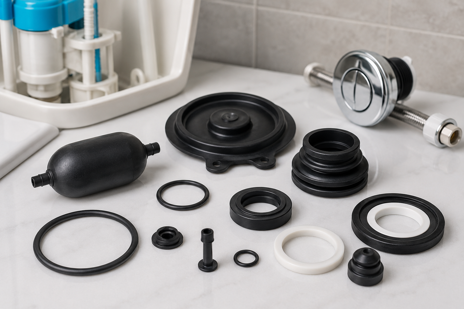 Sanitaryware sealing parts