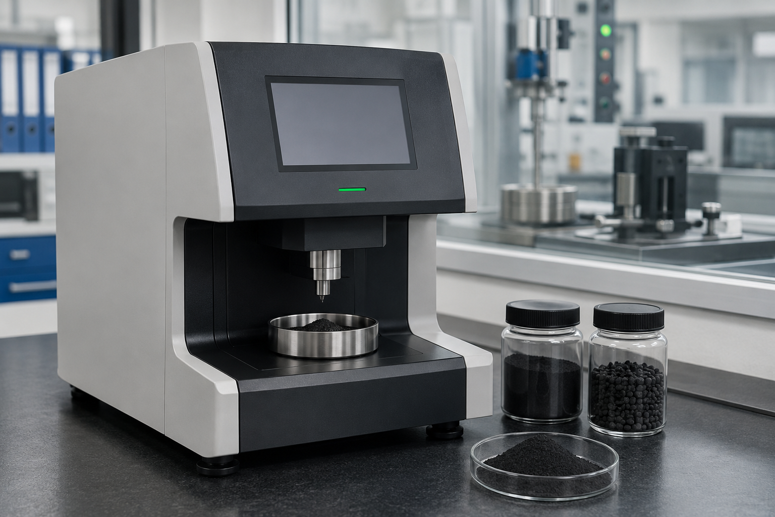 Carbon black analyzer equipment