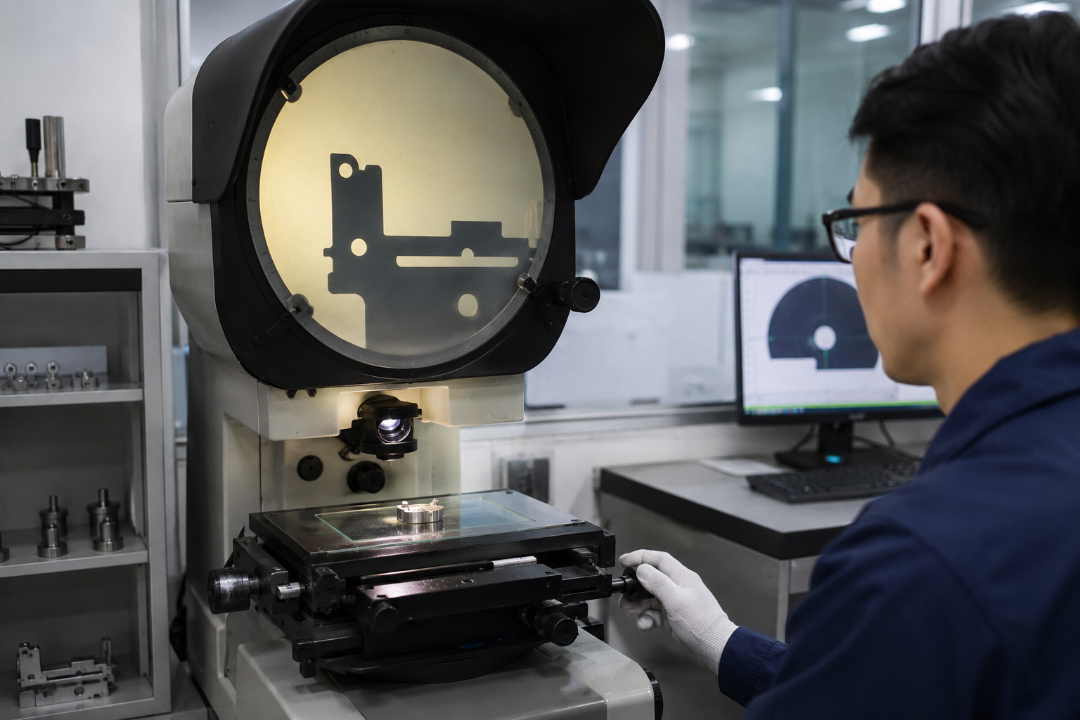 Optical Projector for dimensional inspection