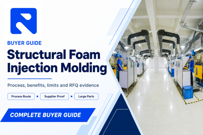 Structural Foam Injection Molding: 5 Buyer Checks