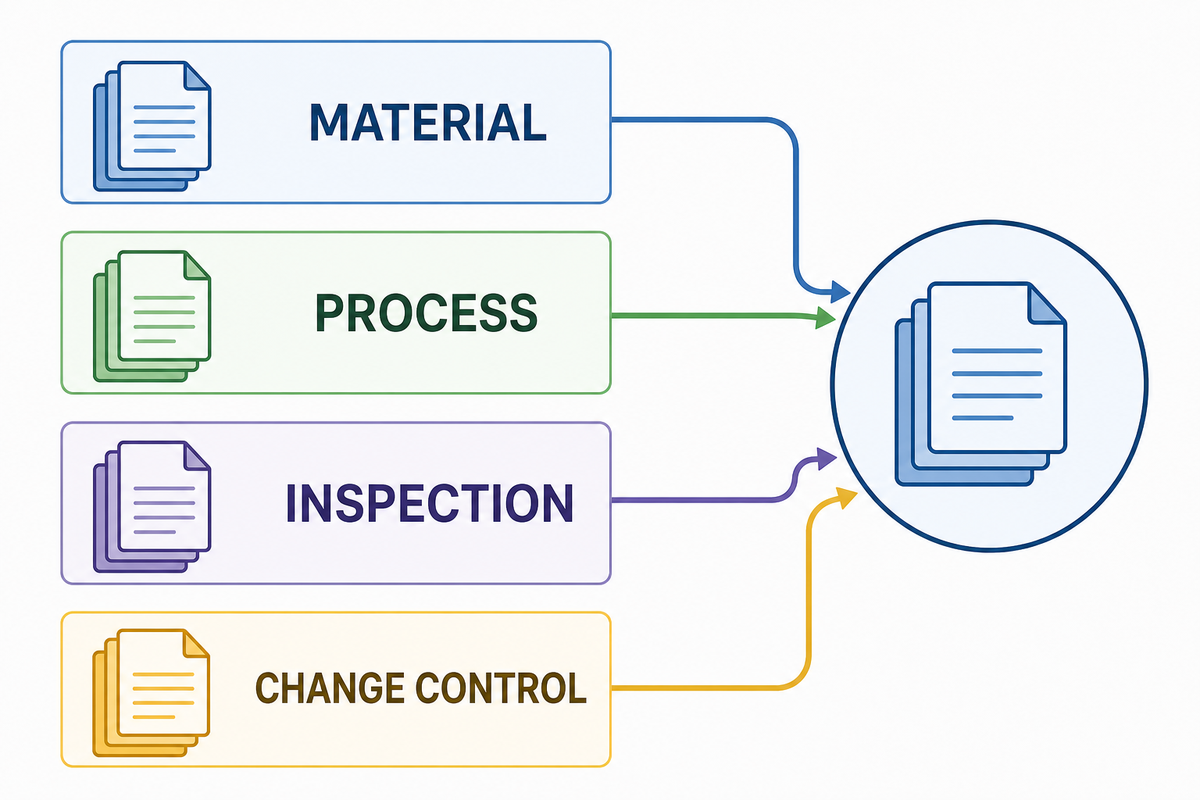 Supplier evidence checklist before silicone tooling and production.
