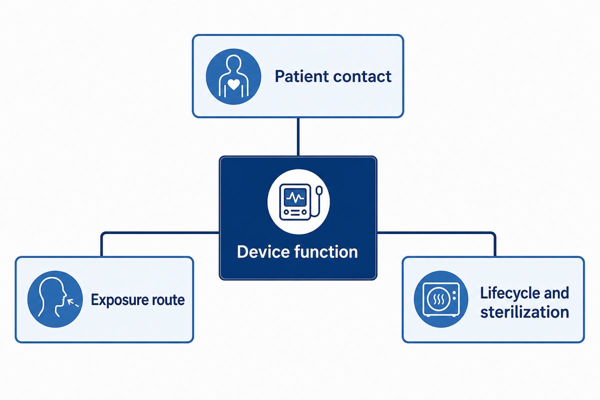 Start With Intended Use, Contact Type, and Contact Duration