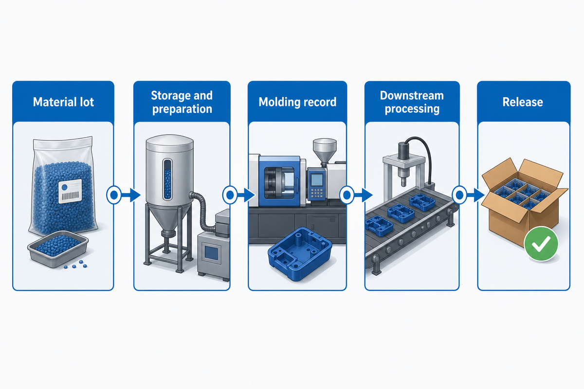 Preserve an Evidence Continuity Chain From Lot to Released Part