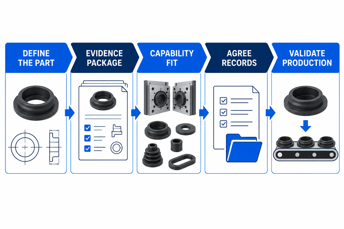Engelhardt project fit requires part definition, evidence, capability checks and production validation